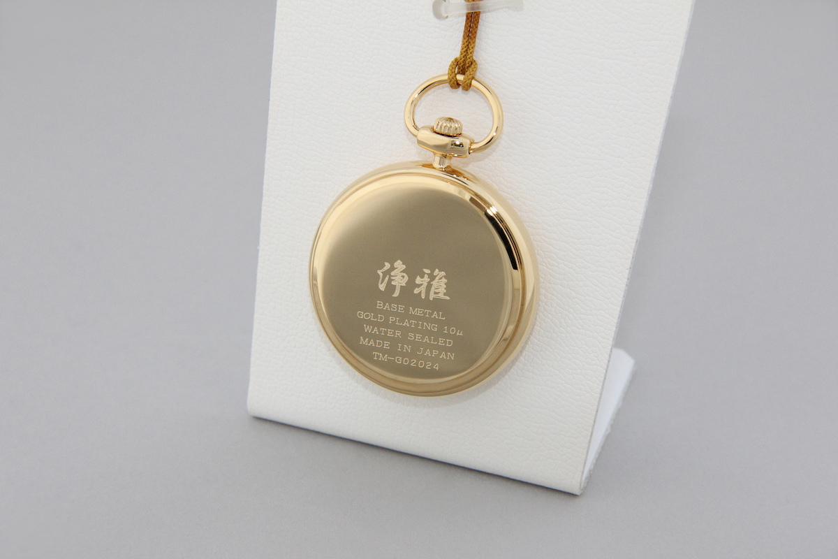 漆蒔絵時計「浄雅」オシドリ