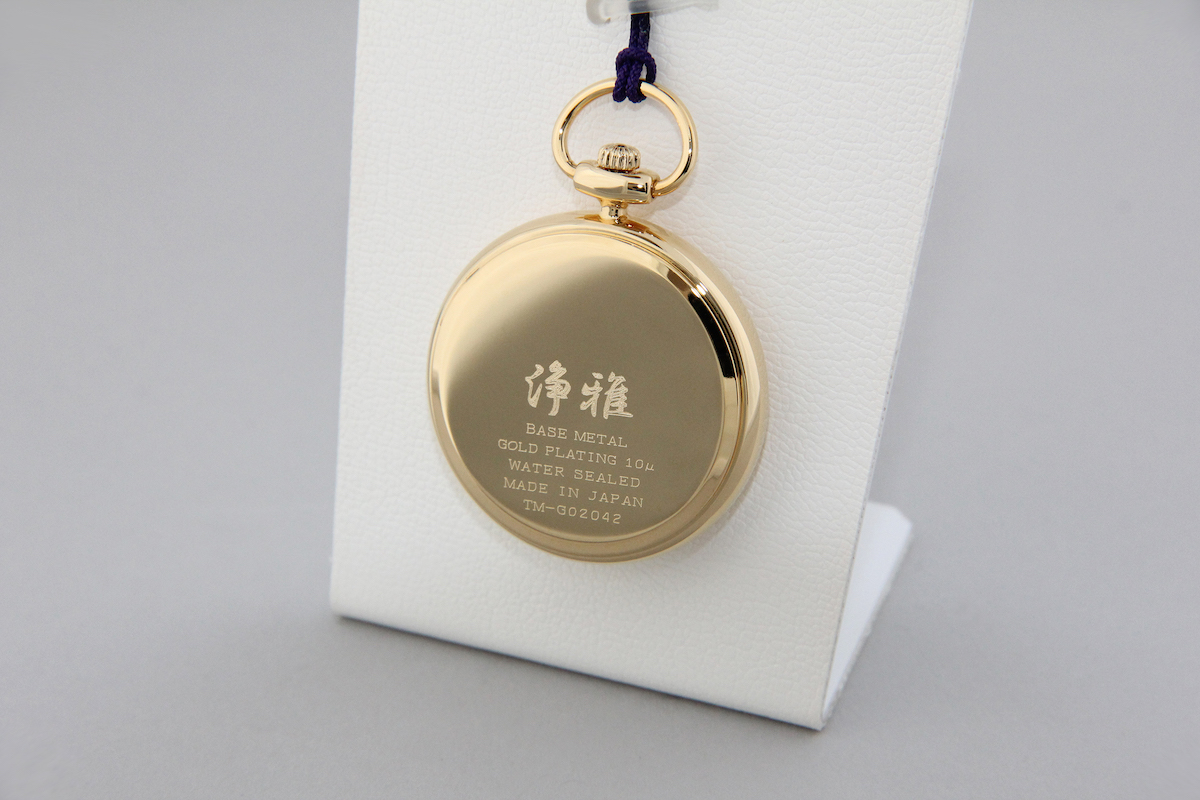 漆蒔絵時計「浄雅」逆富士